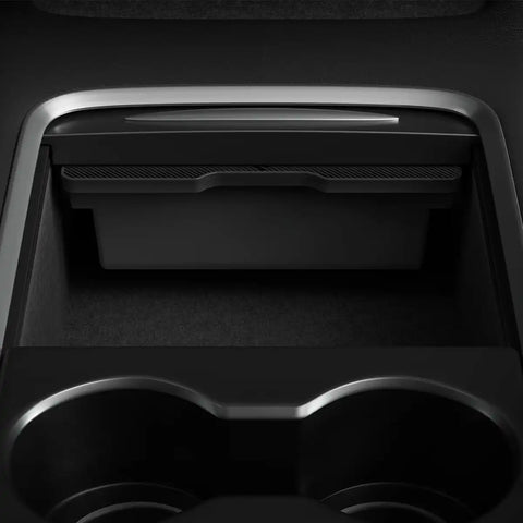 Tesla Series - Sliding Center Console Organizer Upper Tray | 4-Section
