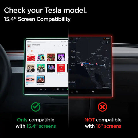 Tesla Series - Screen Protector GLAS.tR EZ Fit | 15.4 inch