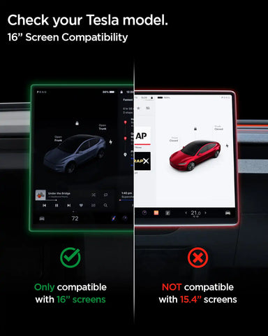 Tesla Series - Screen Protector GLAS.tR EZ Fit | 16 inch