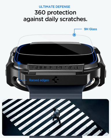 Apple Watch Series - Rugged Armor + Screen Protector