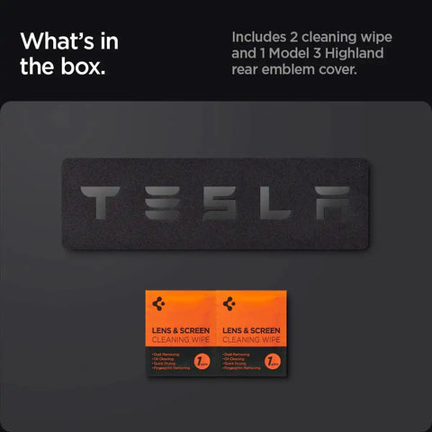 Tesla Series - Rear Emblem Logo Cover | TO322H