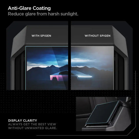 Tesla Series - Screen Protector GLAS.tR SLIM | Anti-Glare (Rear)
