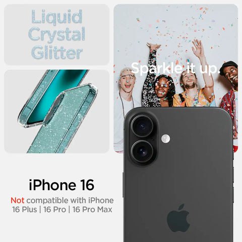 iPhone 16 Series - Liquid Crystal Glitter