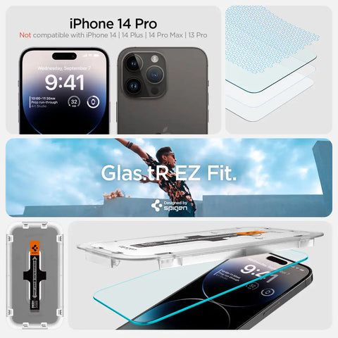 iPhone 14 Series - EZ Fit GLAS.tR | Sensor Protected