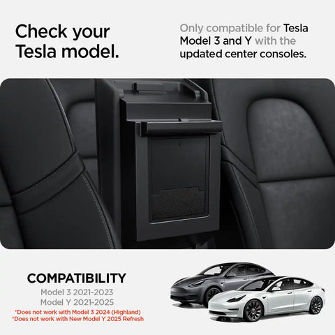 Tesla Series - Center Console Hidden Storage Box | TO221