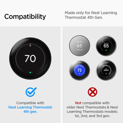 Google Nest Learning Thermostat 4th Gen Wall Plate