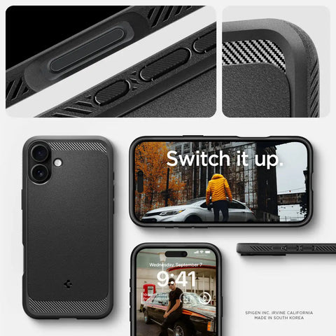 iPhone 16 Series - Rugged Armor (Mag Fit)