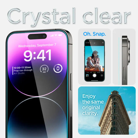 iPhone 14 Series - EZ Fit GLAS.tR | Sensor Protected