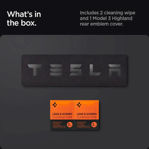 Tesla Series - Rear Emblem Logo Cover | TO322H