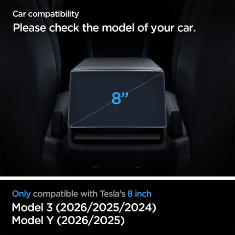 Tesla Series - Screen Protector GLAS.tR SLIM | Anti-Glare (Rear)