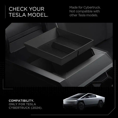 Tesla Series - Armrest Console Organizer Lower Tray | CO220B