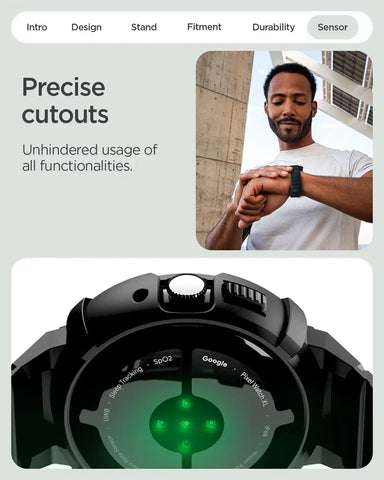 Pixel Watch 4 Series - Rugged Armor Pro + Stand