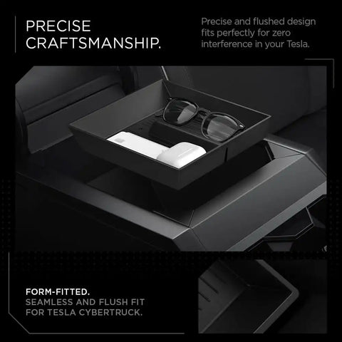 Tesla Series - Armrest Console Organizer Lower Tray | CO220B