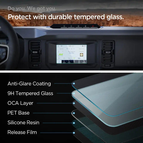 Ford Models - Screen Protector GLAS.tR SLIM | Anti-Glare