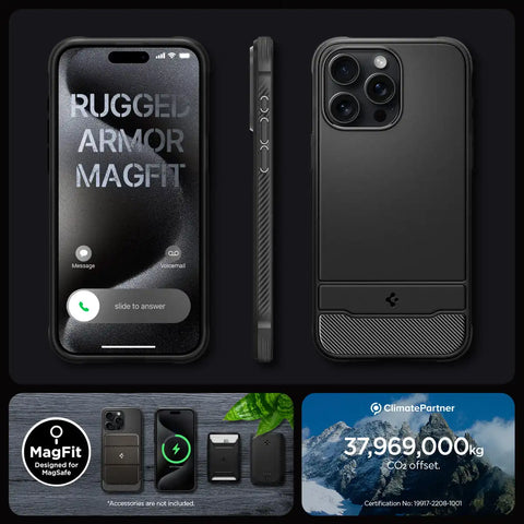 iPhone 15 Series - Rugged Armor (Mag Fit)