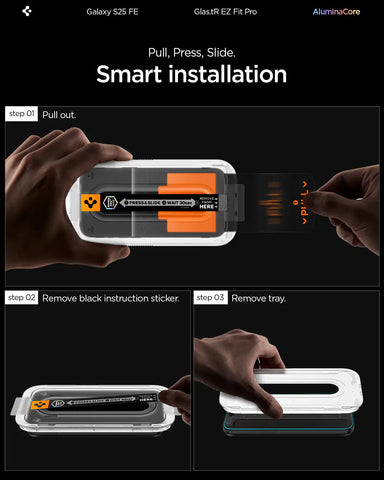 Galaxy S25 FE Series - GLAS.tR EZ Fit Pro