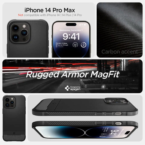iPhone 14 Series - Rugged Armor (Mag Fit)