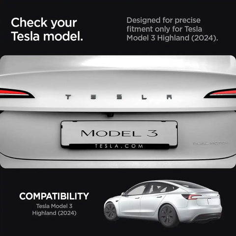 Tesla Series - Rear Emblem Logo Cover | TO322H
