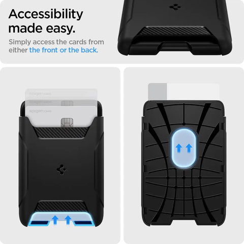 MagSafe Card Holder Rugged Armor | 3 Cards (Mag Fit)