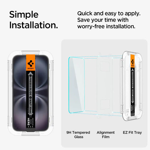 iPhone 16 Series - GLAS.tR EZ Fit | Sensor Protected
