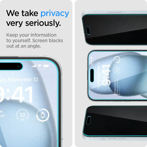 iPhone 15 Series - GLAS.tR EZ Fit | Privacy