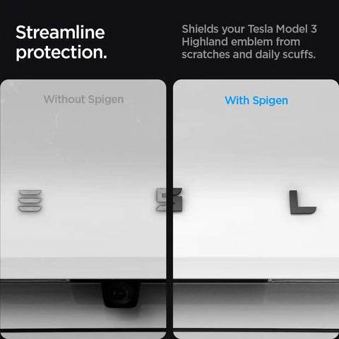 Tesla Series - Rear Emblem Logo Cover | TO322H