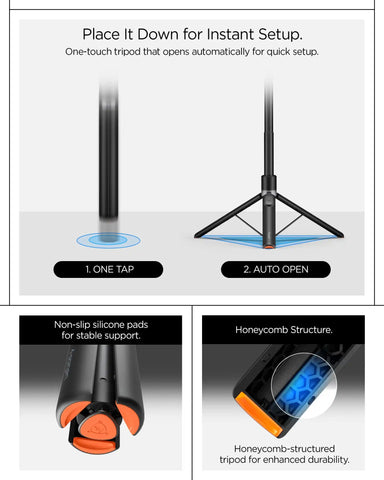 Tripod Selfie Stick (Mag Fit+) | S582W