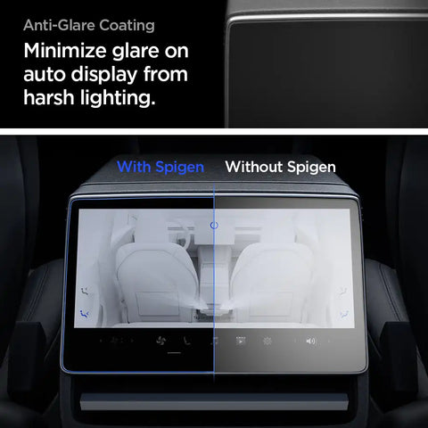 Tesla Series - Screen Protector GLAS.tR SLIM | Anti-Glare (Rear)